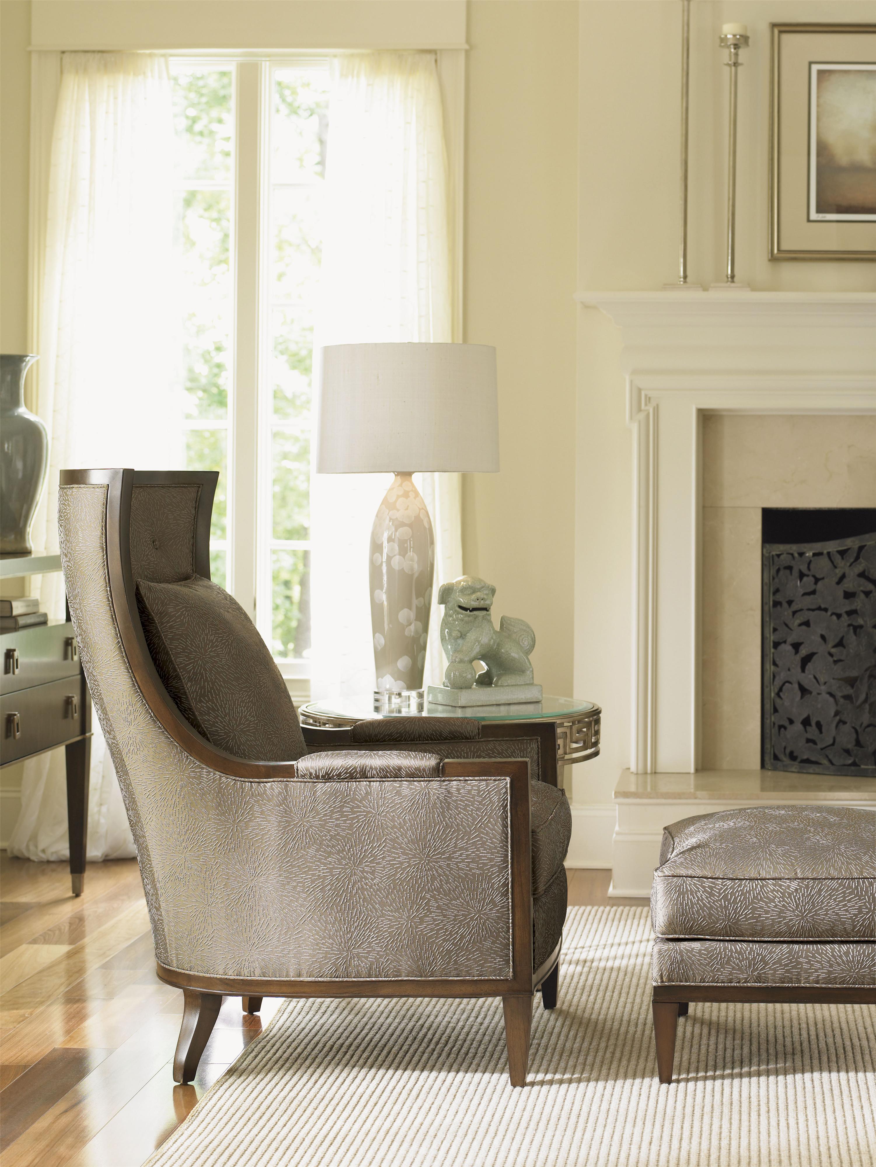 Lexington Tower Place 159711 Contemporary Greenwood Wing Chair with